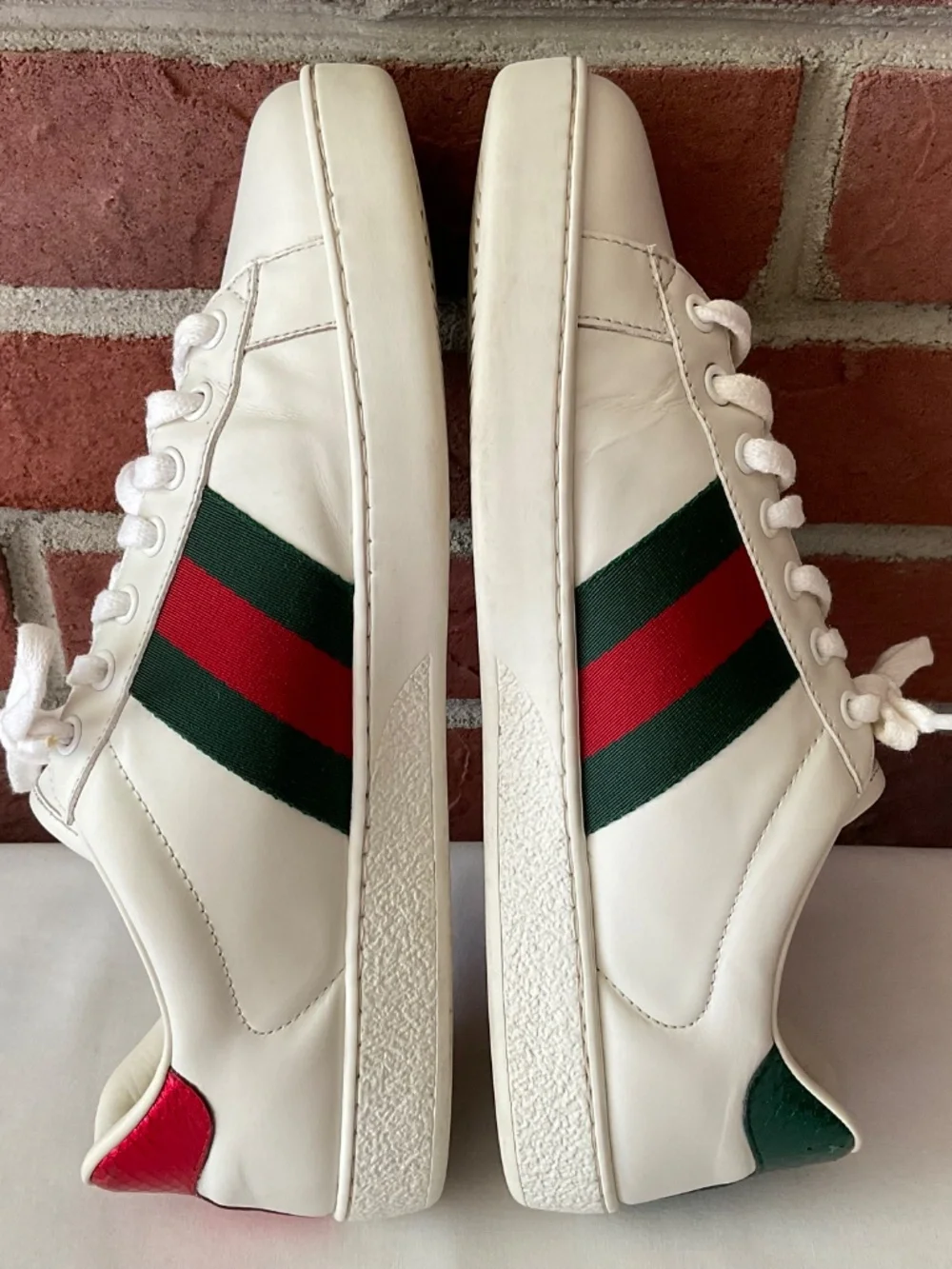 Gucci Ace Embroidered Snake Sneakers EU 41